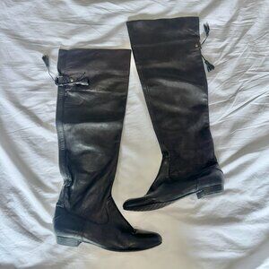 Arturo Chiang Leather Knee High At-Acacia Boots